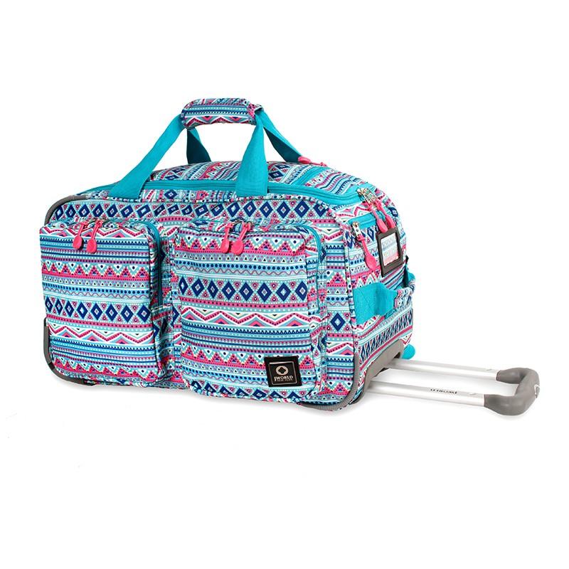 J World New York DUANE 21" Travel Rolling Duffel Bag