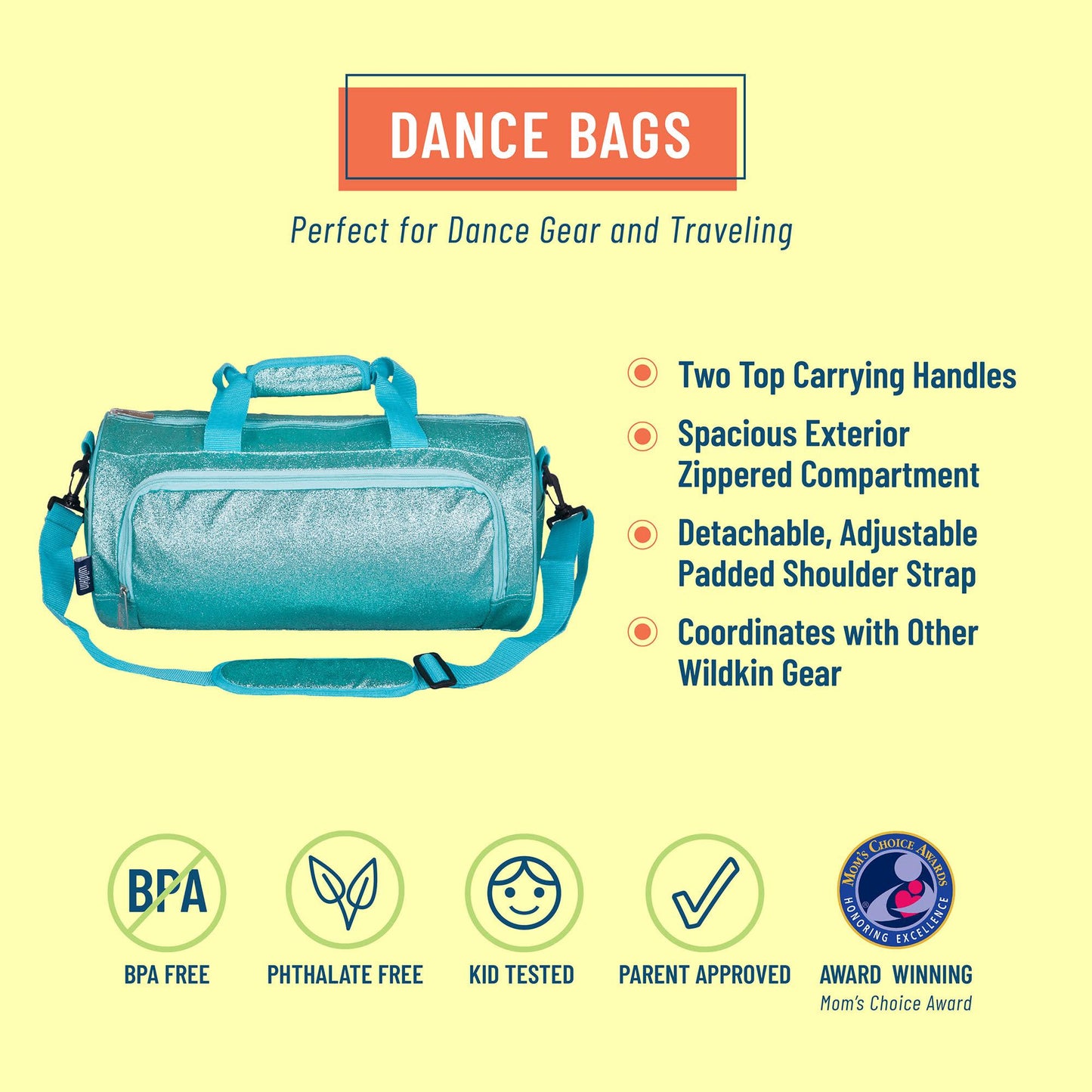 Wildkin Kids Vegan Dance gymnastics Bag