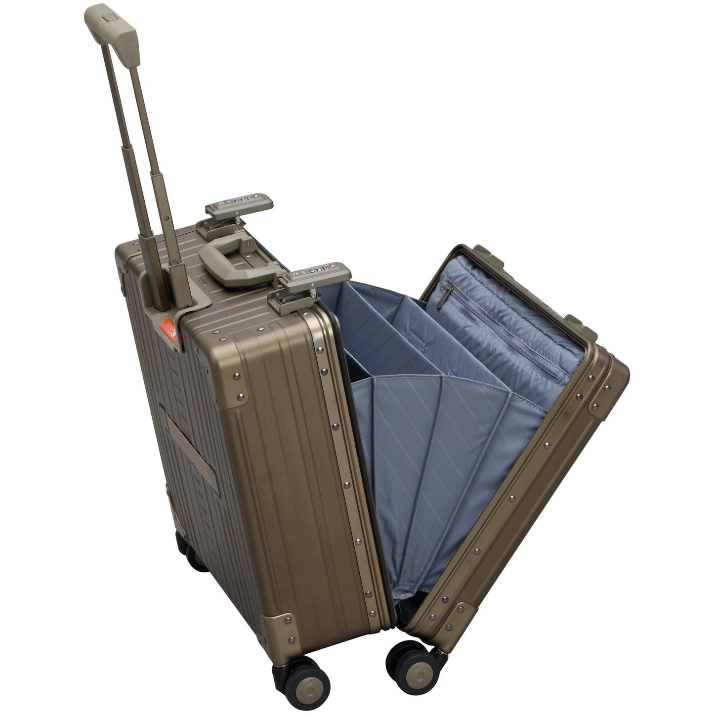 Aleon 17" Deluxe Rolling Wheeled Aluminum Hardside Business Briefcase Free Shipping