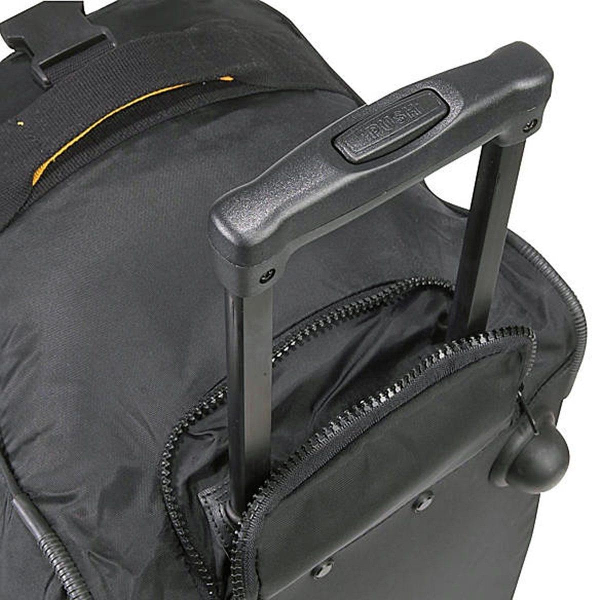 A. Saks 20" Expandable Lightweight and Durable 420D Nylon Wheeled Duffel Free Shipping