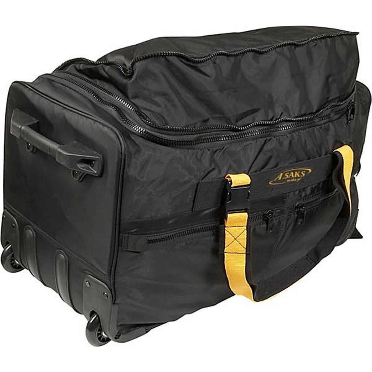 A. Saks Travel Expandable 420D Nylon Mid-Sized 25” Wheeled Duffel