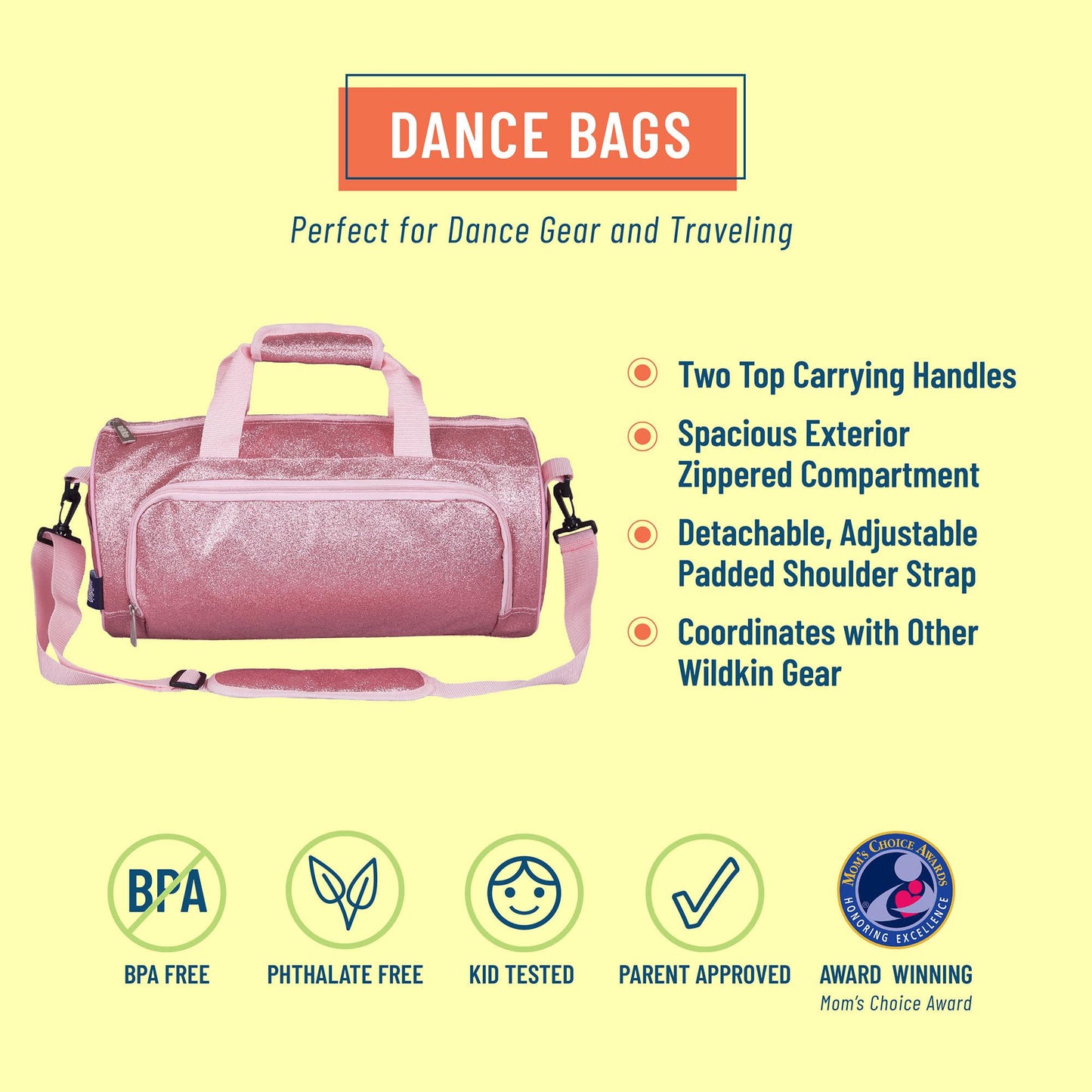 Wildkin Kids Vegan Dance gymnastics Bag