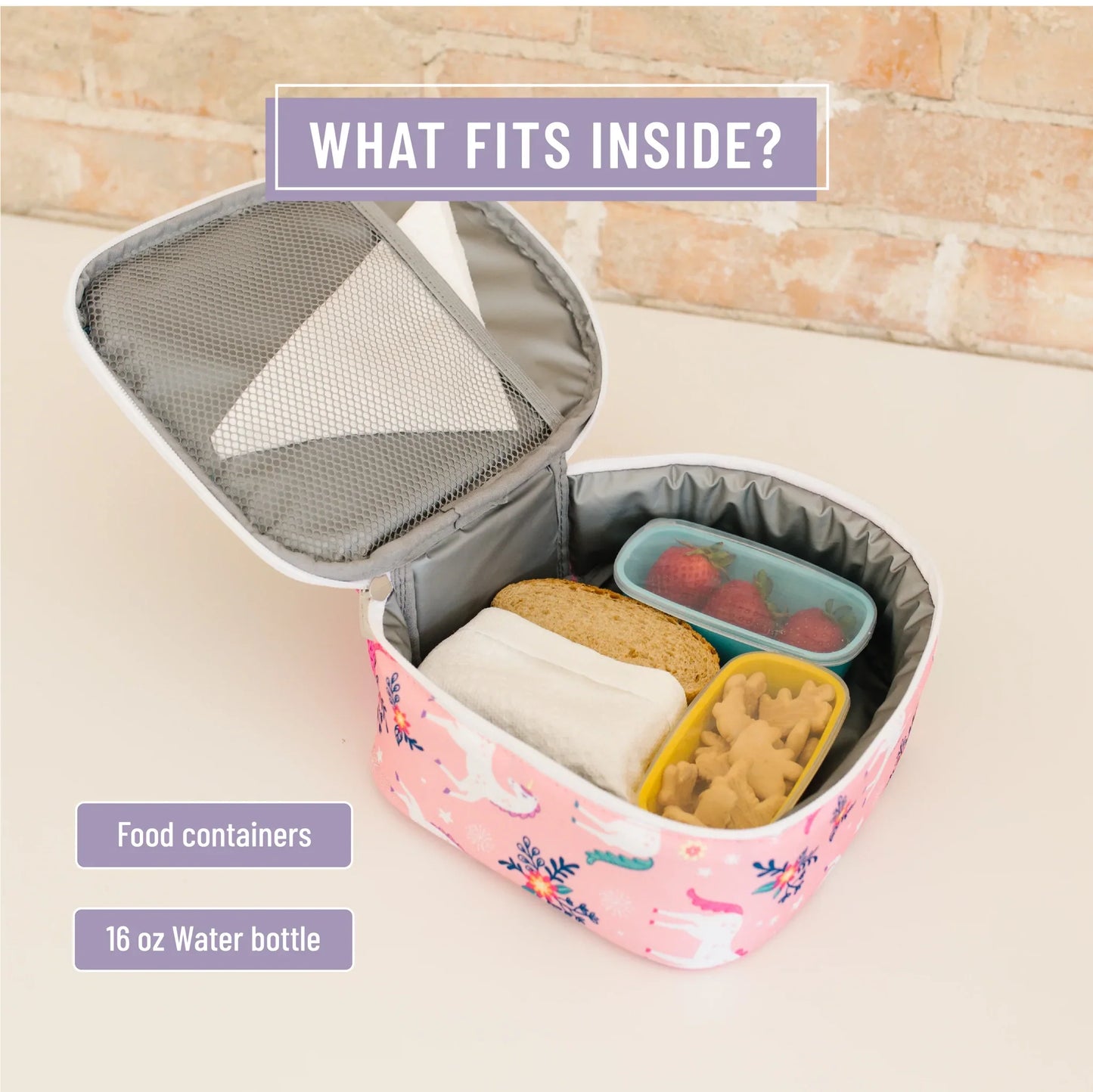 Wildkin Kids Vegan Clip-in Lunch Box