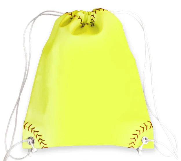 Zumer Softball Drawstring Bag w/ or w/o USA Flag