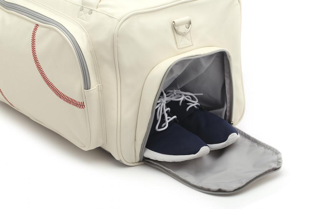 Zumer Sport Baseball Duffel Bag Full-size Travel Duffel Carry-on Bag