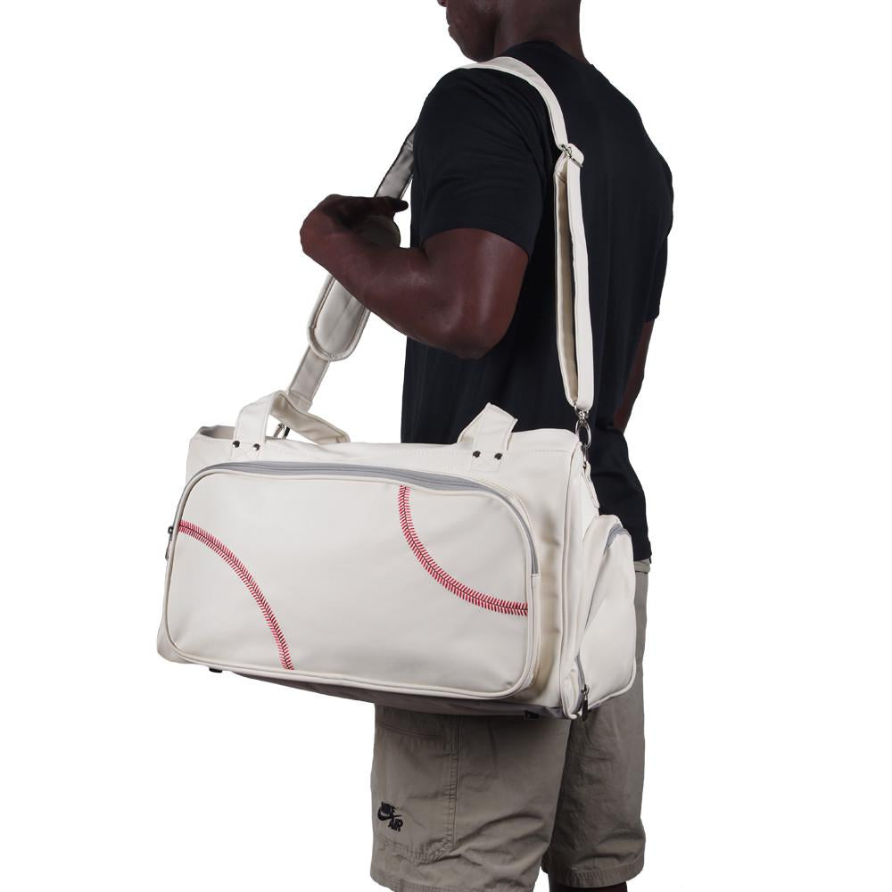 Zumer Sport Baseball Duffel Bag Full-size Travel Duffel Carry-on Bag