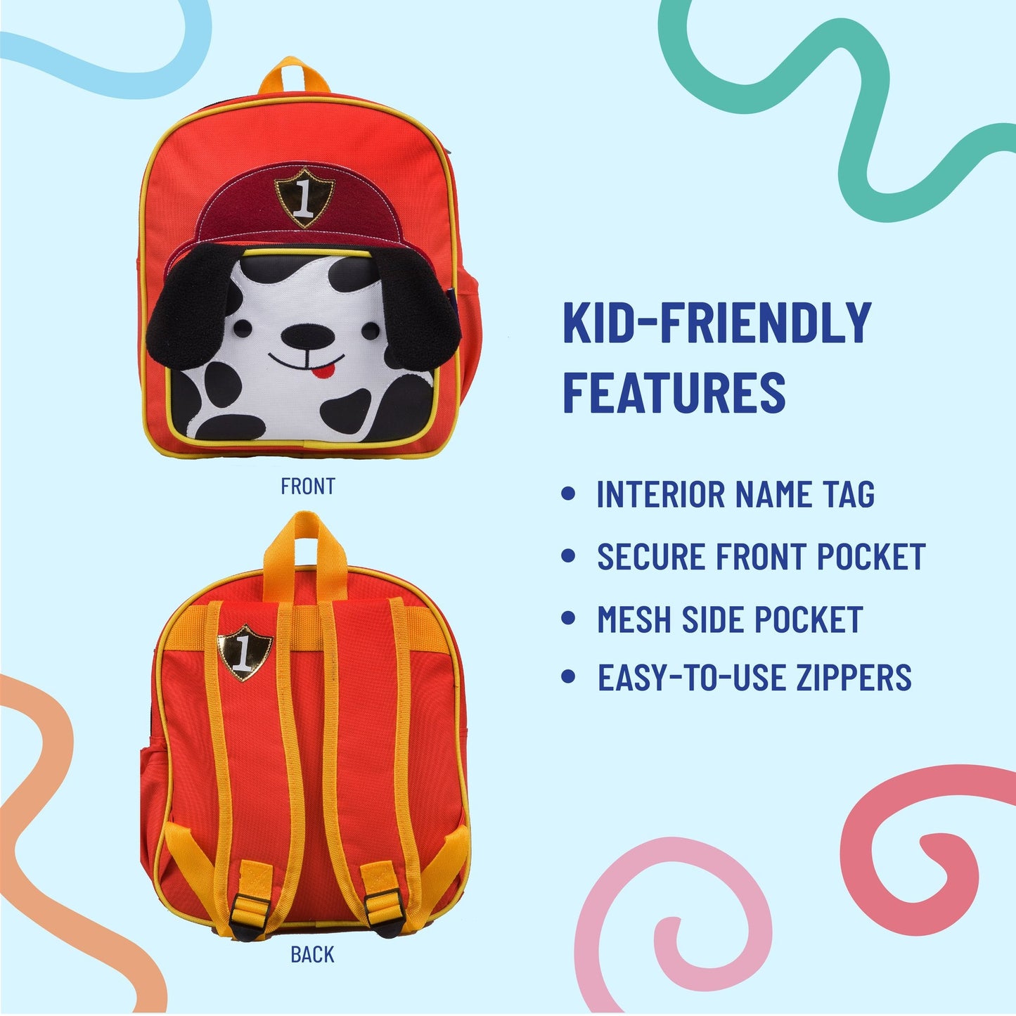 Wildkin Vegan Wild Bunch Kids Backpack For 3-6 years