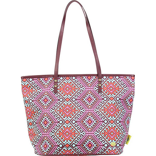 Amy Butler Sweet Bliss Vegan Pleather Carry All Tote Bag