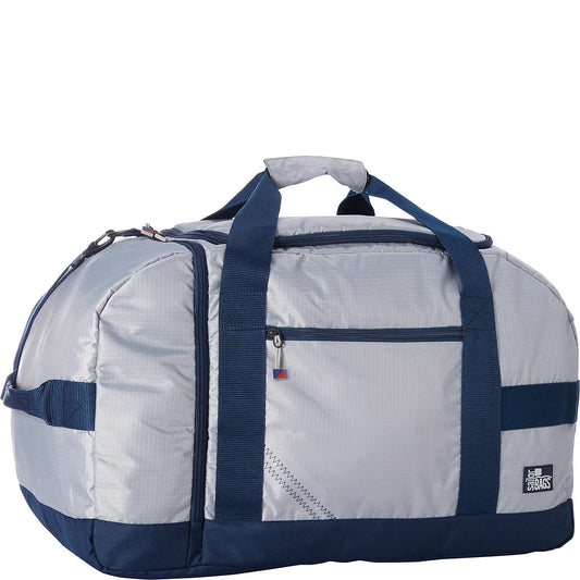 SailorBags Silver Spinnaker Cruiser Travel Vegan Large Duffel