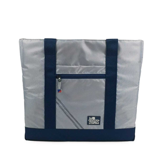 SailorBags Silver Spinnaker All-Day multipurpose Beach Vegan Tote