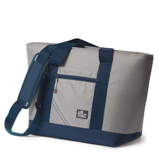 SailorBags Silver Spinnaker Vegan Cooler Tote