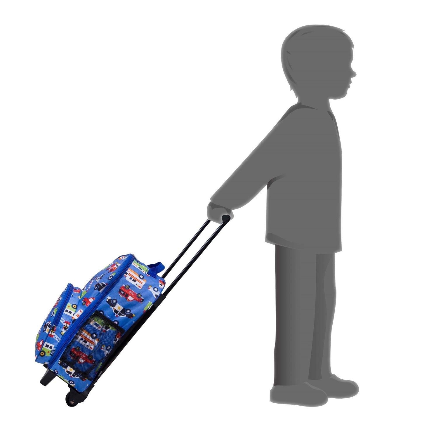 Wildkin Kids Rolling Luggage Under-seat Carry-on 16"