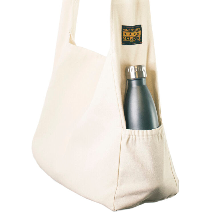 Vine Street Market Bling Sequin Large Vegan Canvas Tote
