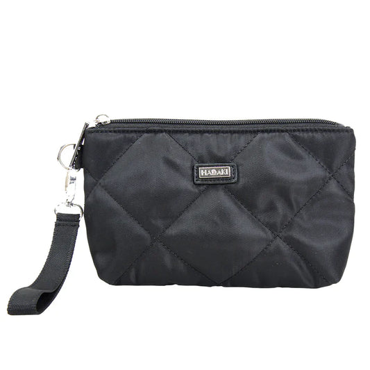 Hadaki Vegan Quilted Wristlet Clutch