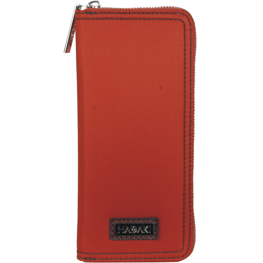 Hadaki Vegan Leather Large Money Pod Zippered Wallet
