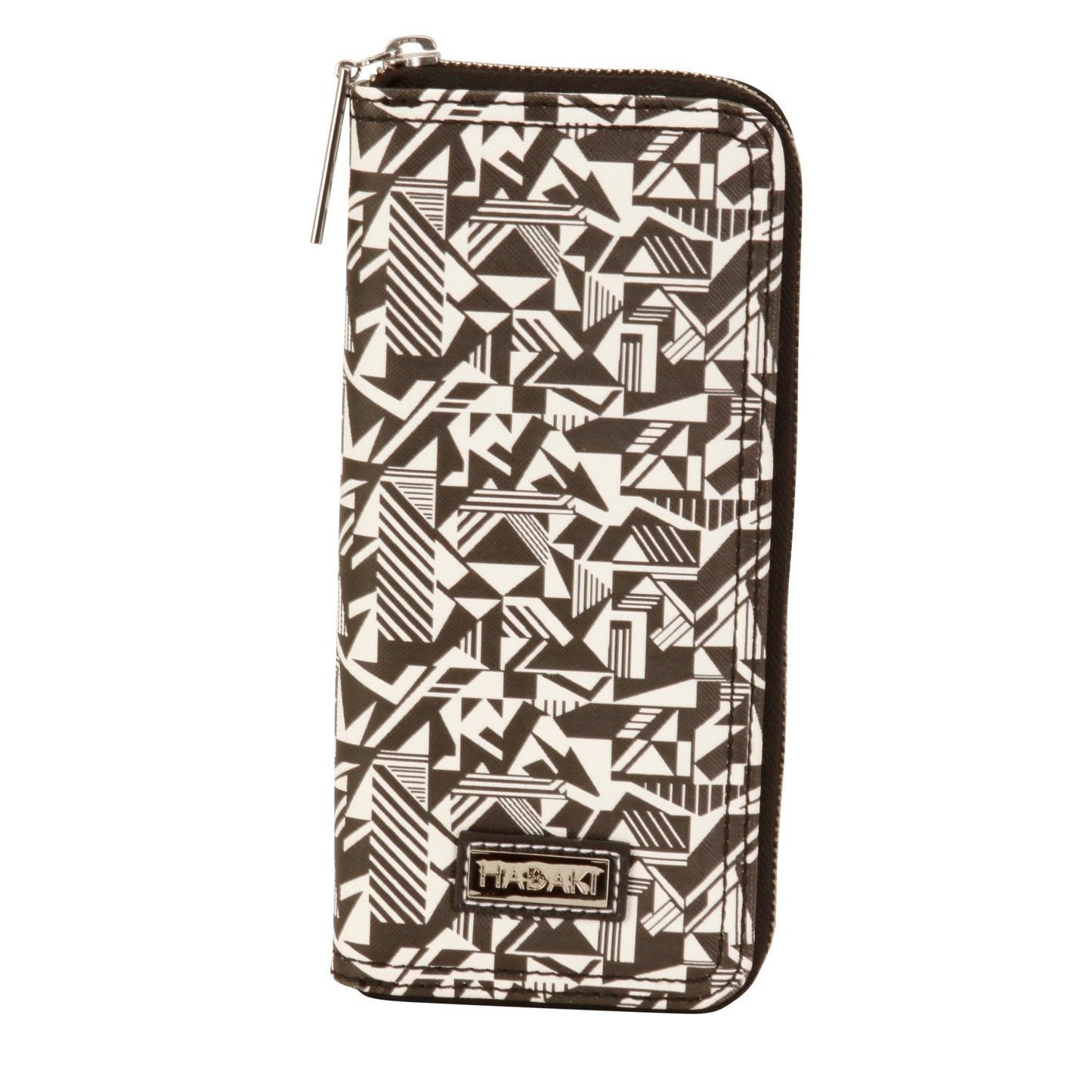 Hadaki Vegan Leather Large Money Pod Zippered Wallet