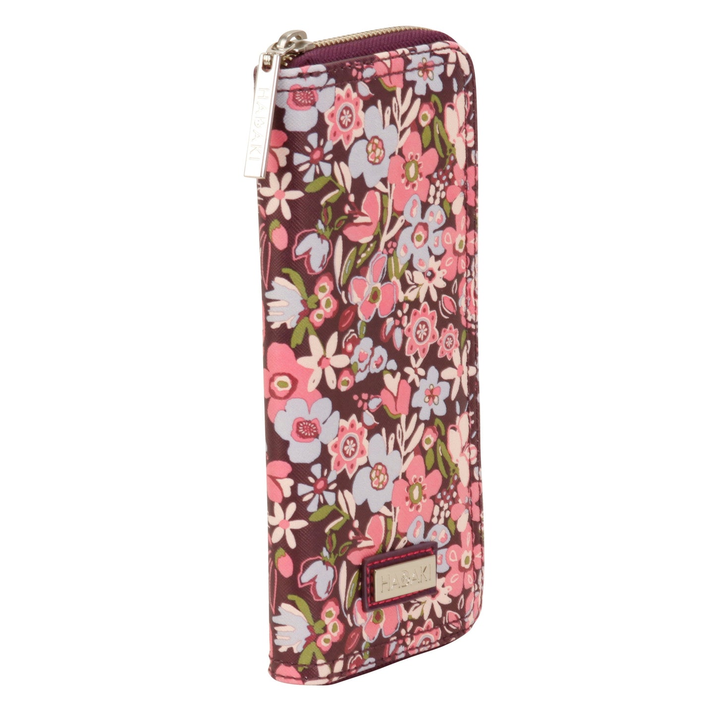 Hadaki Vegan Leather Large Money Pod Zippered Wallet