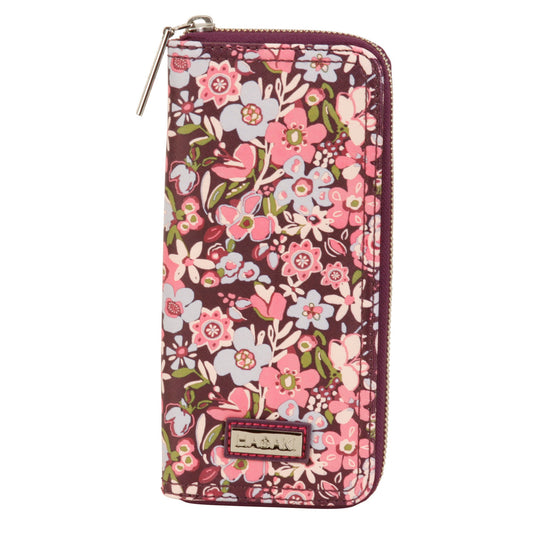Hadaki Vegan Leather Large Money Pod Zippered Wallet