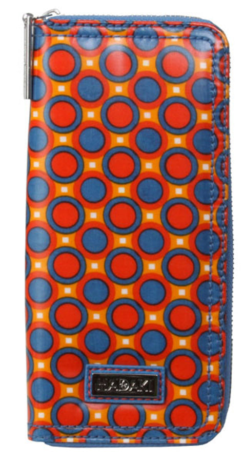 Hadaki Vegan Leather Large Money Pod Zippered Wallet