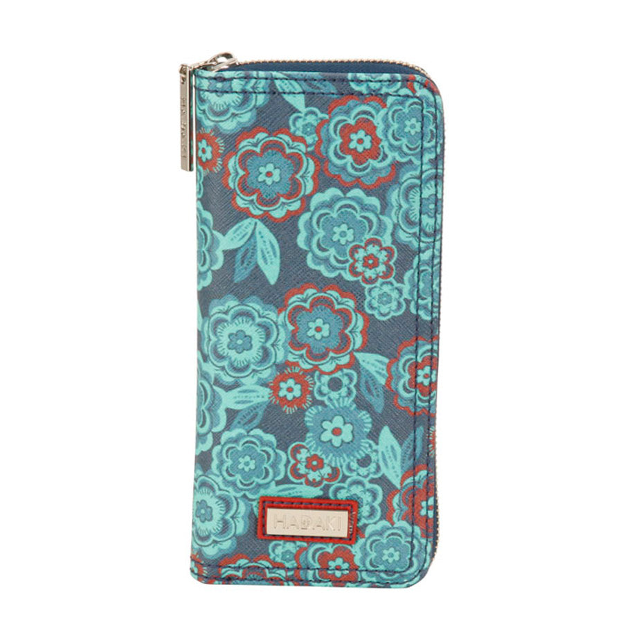 Hadaki Vegan Leather Large Money Pod Zippered Wallet