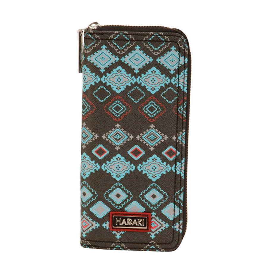 Hadaki Vegan Leather Large Money Pod Zippered Wallet