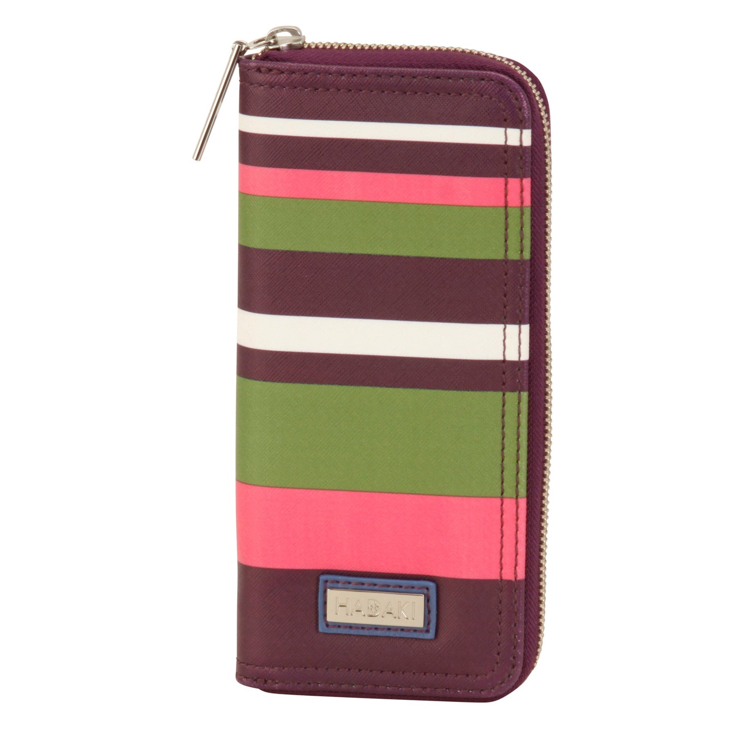 Hadaki Vegan Leather Large Money Pod Zippered Wallet