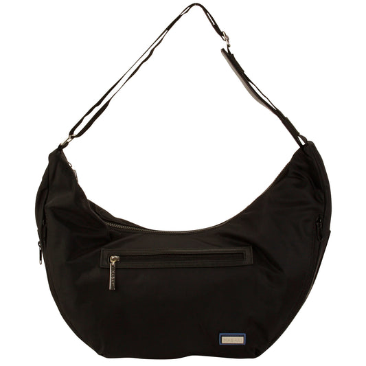 Hadaki Vegan Expandable Nylon City Hobo Bag