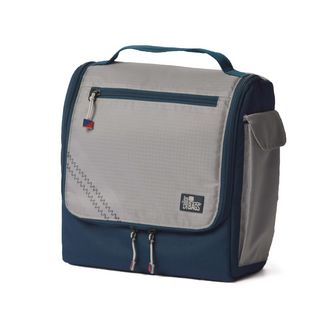 SailorBags Silver Spinnaker Soft Vegan U-zippered opening Lunch Box