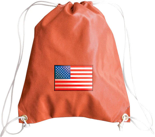 Zumer Sport Basketball Drawstring Bag w/ or w/o USA Flag