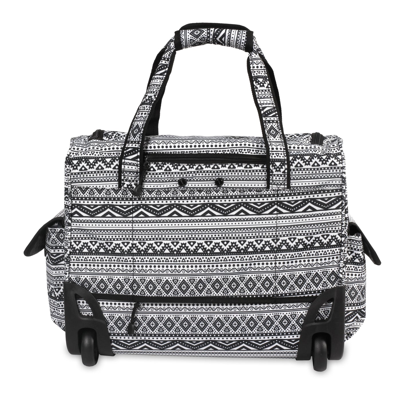J World New York Donna Travel Rolling Tote Underseat Carry On Bag
