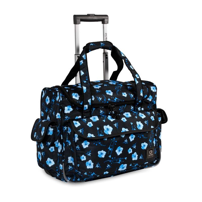 J World New York Donna Travel Rolling Tote Underseat Carry On Bag