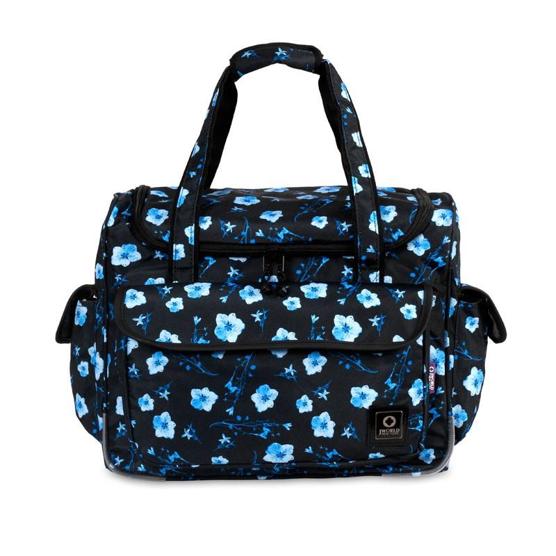 J World New York Donna Travel Rolling Tote Underseat Carry On Bag
