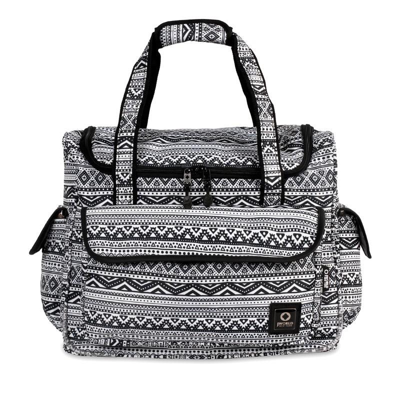 J World New York Donna Travel Rolling Tote Underseat Carry On Bag