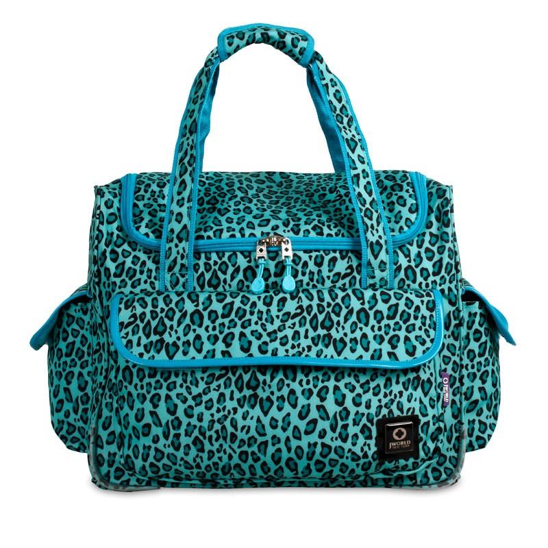 J World New York Donna Travel Rolling Tote Underseat Carry On Bag