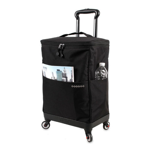 J World New York Wheeled shopping Cart Shopper Rolling Bag
